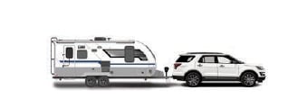 5,000 lbs tow rated travel trailers